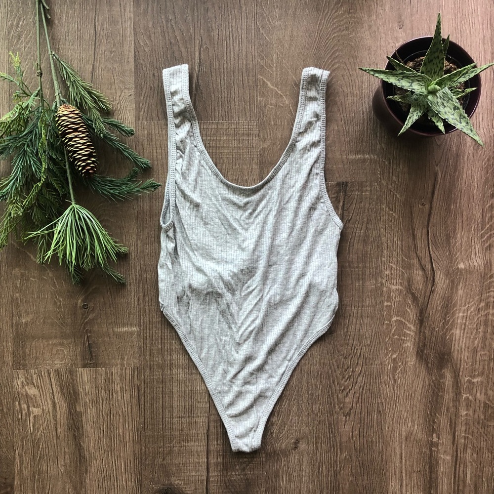Nasty Gal Ribbed Bodysuit - Picture 4 of 4